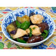 รูปของ 鶏むね肉となすのオイスター炒め★動画あり★