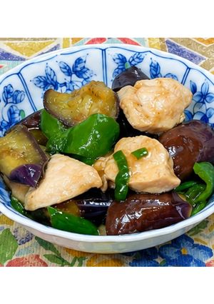 鶏むね肉となすのオイスター炒め★動画あり★-レシピのメイン写真