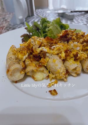 豚ロースのチーズ巻きピカタ-レシピのメイン写真