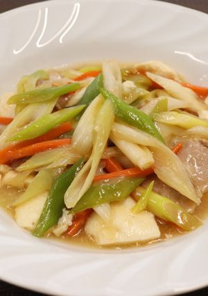 白ネギと豆腐のうま煮-レシピのメイン写真