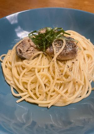 簡単！サバ缶の旨味和風パスタ☆カルシウム満点☆-レシピのメイン写真