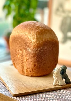 HBで作る…ノンオイル♡ハーブ入り食パン-レシピのメイン写真