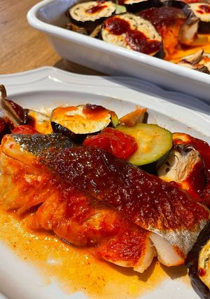 タラと野菜のヤンニョム風タレ焼き-レシピのメイン写真