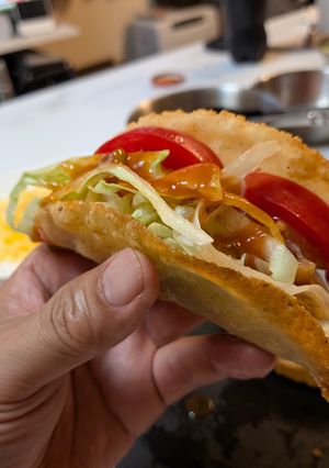 コーントルティーヤで作る沖縄タコス🌮-レシピのメイン写真
