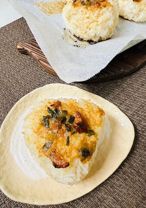 手作り甘辛ネギみその焼きおにぎり-レシピのメイン写真