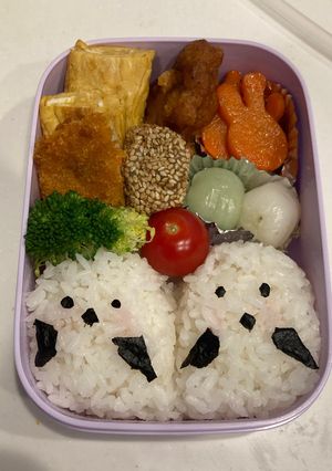 シマエナガのお弁当🍱 by ハツ 【クックパッド】 簡単おいしいみんなの