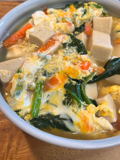 高野豆腐の卵とじ-レシピのメイン写真