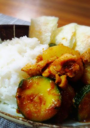 ＊鶏肉とズッキーニとじゃがいものカレー＊-レシピのメイン写真