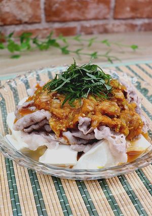 ピリ辛★やみつき豚しゃぶ豆腐-レシピのメイン写真