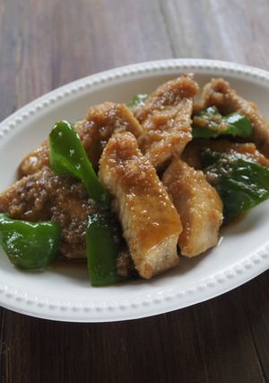 《主菜》メカジキのにんにくしょうが焼き-レシピのメイン写真