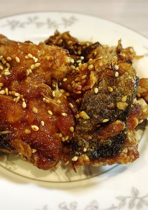 鯖の揚げ焼き甘辛たれ絡め-レシピのメイン写真