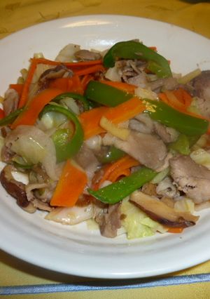 柚子こしょうドレッシングで野菜炒め-レシピのメイン写真