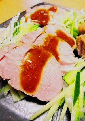 ヘルシー♪豚ヒレ肉の柑橘味噌だれ-レシピのメイン写真