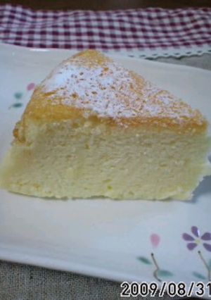 じゅわ♪っとスフレチーズケーキ-レシピのメイン写真
