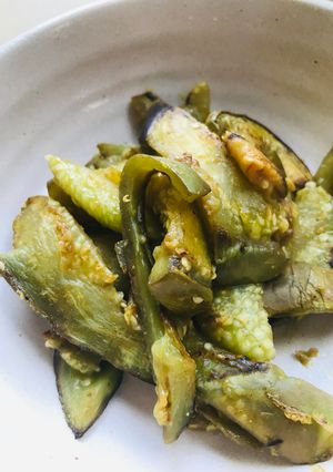 茄子のからし味噌炒め-レシピのメイン写真