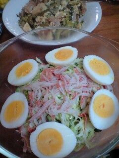 和え物風ドレッシング不要サラダ-レシピのメイン写真