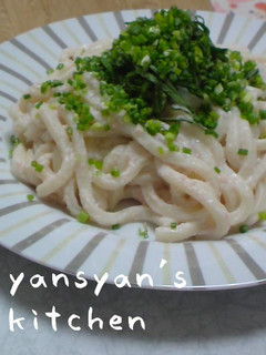 ぷちぷち♪たらこクリームうどん-レシピのメイン写真