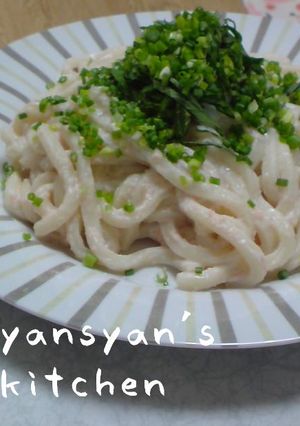 ぷちぷち♪たらこクリームうどん-レシピのメイン写真