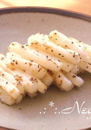 ∮ 長芋の✰ピリリ✰彡黒コショウ炒め ∮-レシピのメイン写真