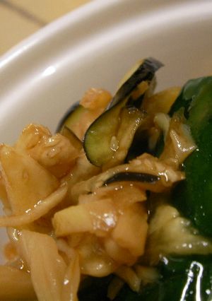キュウリと茄子とたけのこの和え物-レシピのメイン写真