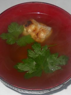 鱈入り松茸のお吸い物-レシピのメイン写真