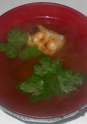 鱈入り松茸のお吸い物-レシピのメイン写真