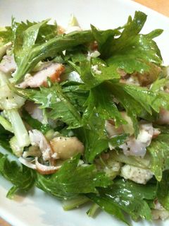 セロリとモッツァレラとハムのサラダ-レシピのメイン写真