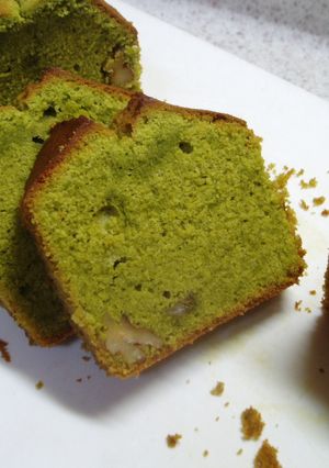 ♪アレンジ 抹茶とくるみのバターケーキ♪-レシピのメイン写真