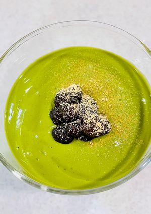 私のアボカドとバナナの抹茶スムージー-レシピのメイン写真