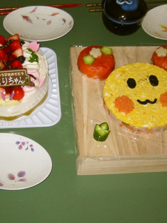お誕生日・ひな祭りに♪うーたんケーキ寿司-レシピのメイン写真