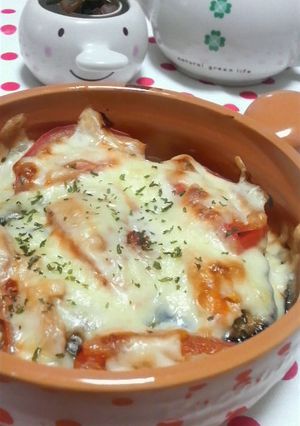 茄子･ツナ･トマトのチーズ焼き-レシピのメイン写真