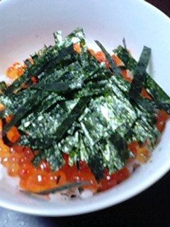 いくら丼-レシピのメイン写真