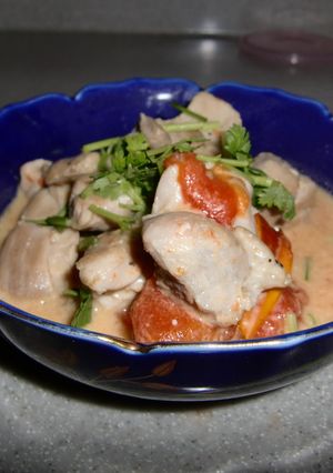タイ風鶏肉スープ-レシピのメイン写真