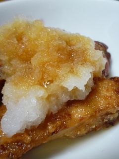 鶏から揚げ+大根おろし+ポン酢=さっぱり-レシピのメイン写真