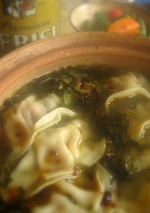 かんたん水餃子鍋　青柚子胡椒風味-レシピのメイン写真