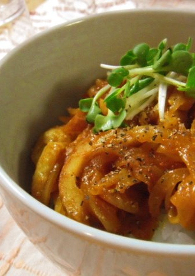 簡単で旨！カレーちくわどんぶり★-レシピのメイン写真