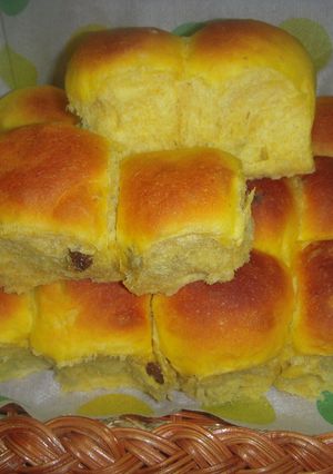 炊飯器で発酵パン（南瓜レーズン）-レシピのメイン写真