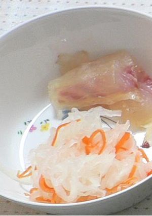 紅白なます～お食い初め～-レシピのメイン写真