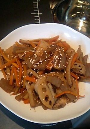 きんぴら作ってみました-レシピのメイン写真