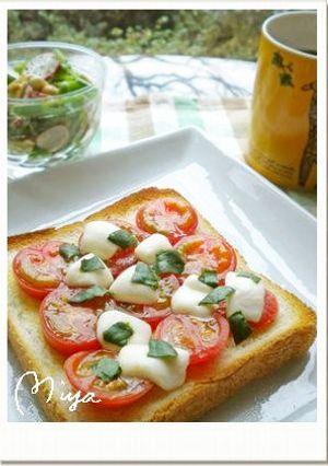 食パンでマルゲリータ気分♪-レシピのメイン写真