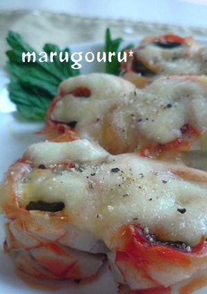 ちくわの✲バジルチーズ焼き✲-レシピのメイン写真