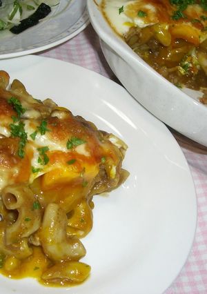 残ったカレーで簡単マカロニグラタン-レシピのメイン写真