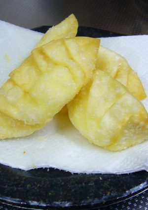 おつまみ③　餃子の皮で☆カリ②チーズ☆-レシピのメイン写真