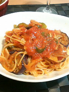 ナスとベーコンのトマトソースパスタ-レシピのメイン写真