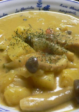 カレークリームシチュー-レシピのメイン写真