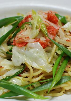 海からサラダフレークが美味しい塩焼きそば-レシピのメイン写真