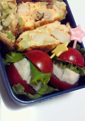 お弁当に＾＾プチトマトでサンド風♪-レシピのメイン写真
