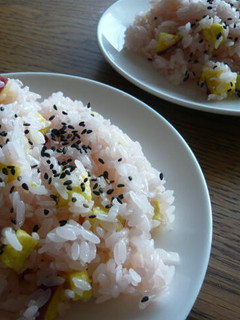さつまいもお赤飯-レシピのメイン写真