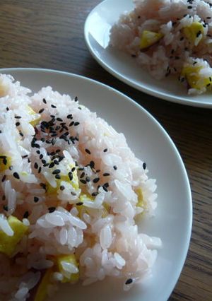 さつまいもお赤飯-レシピのメイン写真