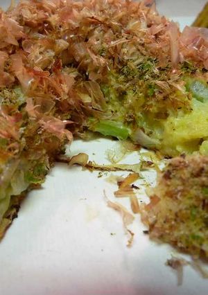 ネバネバたっぷり！ネギが主役のお好み焼き-レシピのメイン写真